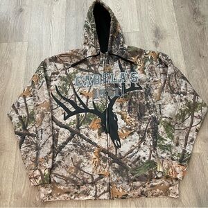 Cabela's Campfire Berber Full Zip Hoodie Zonz Woodlands Size Large NEW
